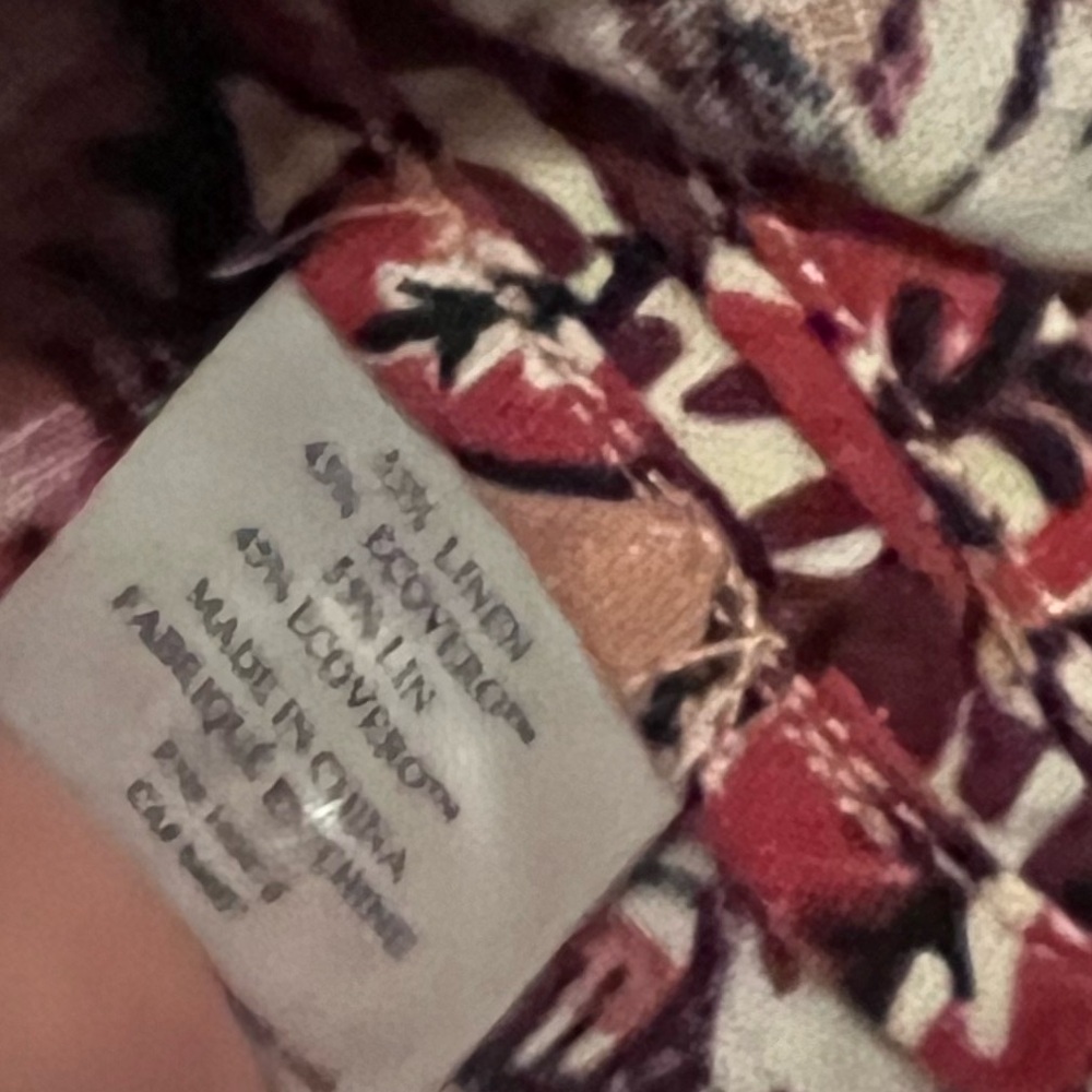 Faherty Pink Floral Square-Neck Tank Top - Picture 5 of 8